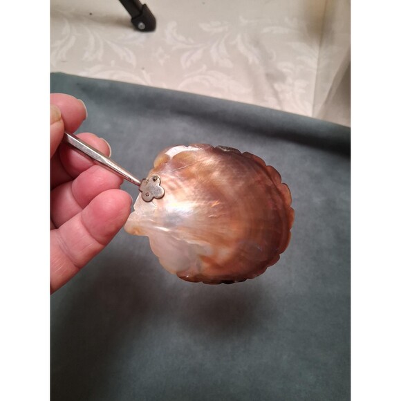 Vintage Cheyenne  Frontier Days SeaShell Spoon Hand Painted Souvenir - Picture 4 of 4